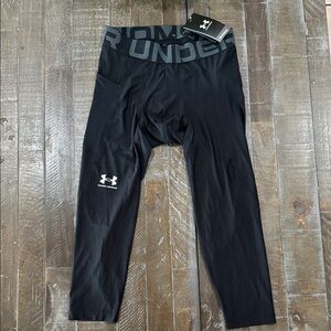 Under Armour Men's HeatGear Armour 3/4 Compression Leggings NWT - M